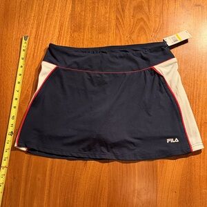 NWT Fila Dark Blue and White Sports Skirt / Skort
